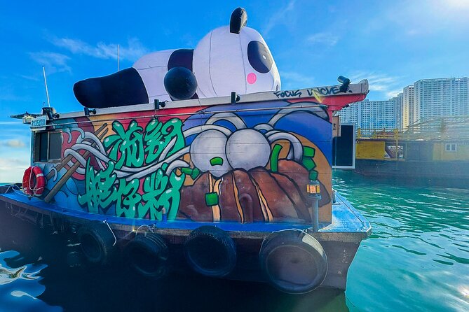 Aberdeen Food Tour | Private Sampan w/Noodles & Floating Kitchen - Pier Fishing With Simple Tools (A Quiet Break From City Noise)