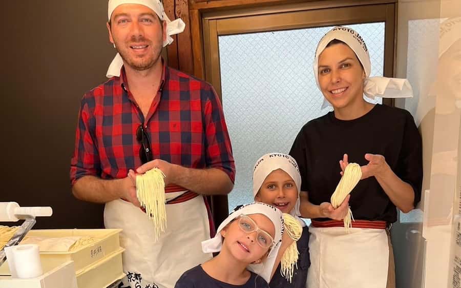 Kyoto Michelin Ramen Workshop or Painting Ramen Essentials - What you actually do: Noodle making that teaches the whole workflow