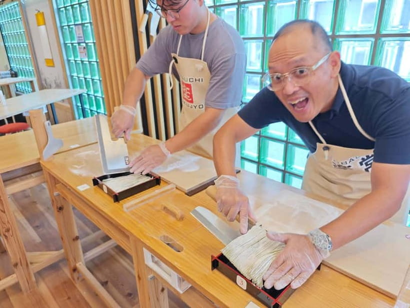 Made from flour in 30min! Ramen-noodle Making Experience! - First-Floor Kappabashi Studio: Bright Rooms and Old-School Tools
