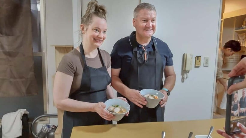 Osaka: Cooking Class Ramen & Gyoza Course in Nanba - Your Tasting Session: Turning Practice Into a Meal With Drinks