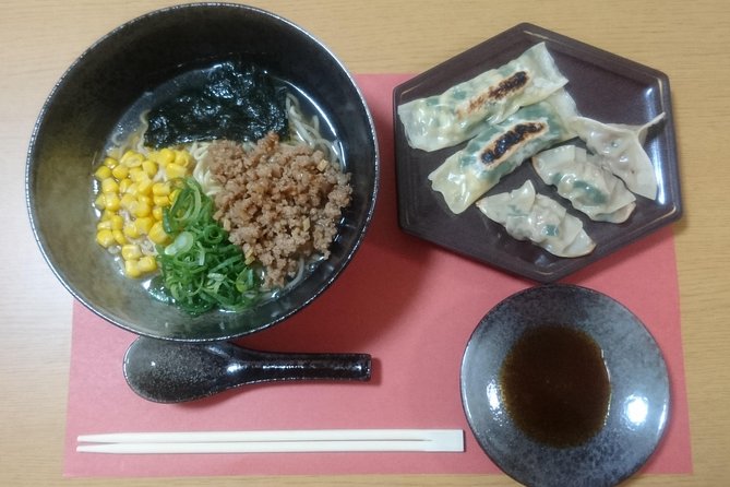 Ramen and Gyoza Cooking Class in Osaka - What You’ll Cook: Ramen Noodles, Soup, and Toppings Plus Two Gyoza Styles