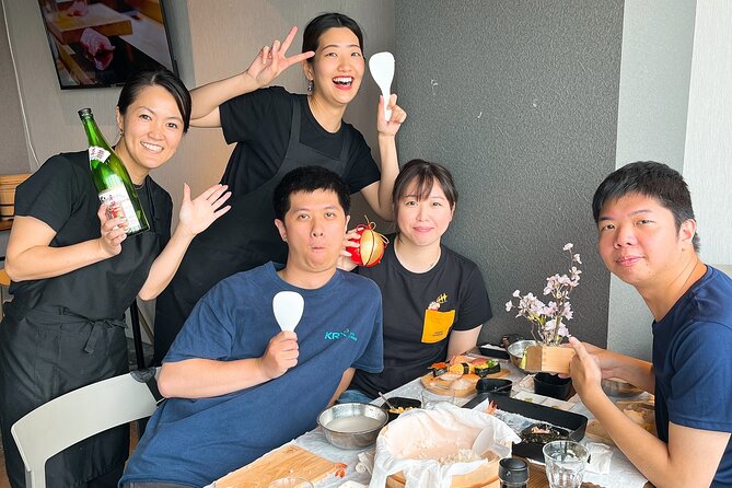 Ramen and Sushi Cooking Class with Sake Pairing Set in Tokyo - Sake pairing: drinking with purpose, not as an afterthought