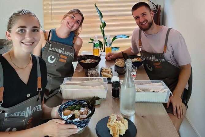Ramen & Dumpling Cooking in Tokyo with Chef/Vegan possible - What You Cook: Ramen Bowls, Gyoza, and the Bits That Make It Taste Right