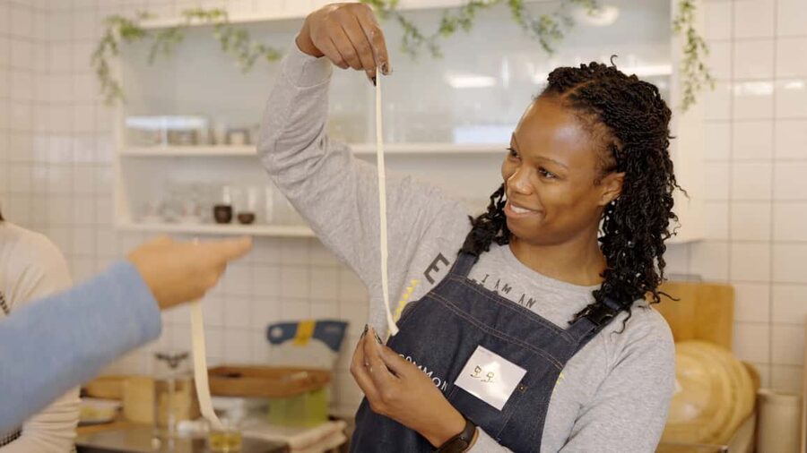 Seoul: Handmade Noodles with Korean Grandma - English Instruction and Group Energy: Comfortable, Not Stuffy