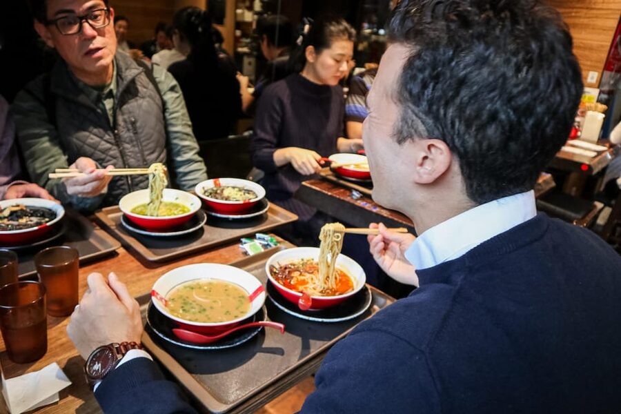 Tokyo: Ramen Tasting Tour with 6 Mini Bowls of Ramen - Ueno route: Kyushu depth, tsukemen dipping, modern Tokyo