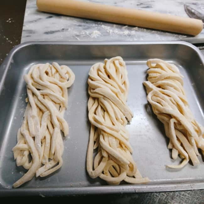 Tokyo: Traditional foot-kneaded Udon noodles class - Musashino Home Kitchen: A West Tokyo Udon Detour